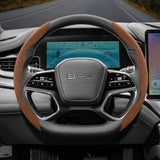 Steering Wheel Cover Anti-Slip Suede for BYD Atto 3