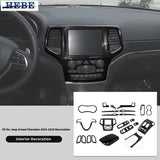 Interior Trim Carbon Fiber for Jeep Grand Cherokee 2016-2018 Car Interior Accessory HEBE