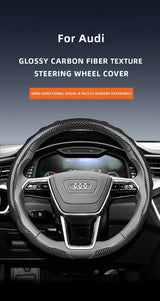 Wave Carbon Fiber Wheel Cover for Audi Car Interior Accessory Hocasen