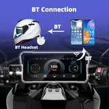 8.1 inch Wireless CarPlay Moto GPS Navigation Dashboard