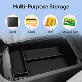 Nissan Murano 2025 Center Console Armrest Storage Box Car Tray Organizers Accessories Tidying Black Car Interior Accessory Sm