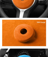 For BMW 1er 2er 3er 5er X1 X2 X3 X4 X5 X6 Steering Wheel Panel Cover Boot Decoration Anti Scratch Car Interior Tuning Accessory