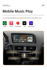 12.3 Inch Wireless CarPlay Android Auto Screen for Audi Q5