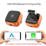 Wireless CarPlay Android Auto Adapter for iPhone
