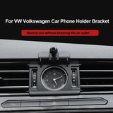 For VW Volkswagen Polo Golf Passat Touareg Magotan Sagitar Lavida Touan Bora Car Phone Holder Base Bracket Center Air Vent Mo