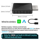 CarPlay Adapter Wireless Android Auto for OEM Radios