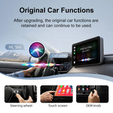 2-in-1 Wireless CarPlay and Android Auto Adapter Plug & Play