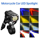 Car Motorcycle LED Spotlight Work Light Off Road Headlamp Drive Fog Lamp Waterproof Universal For Motorbike Truck SUV UTV LED