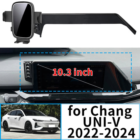 Wireless Charging Smart Phone Mount for Changan UNI-V 2022–2024 Car Phone Holder CATUSIKI