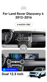 24.6" Android Head Unit for Land Rover Discovery 4 2012–2016 Android Head Unit Aotsr