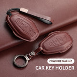 Leather Car Remote Key Case Cover For Chery Jetour X70 X70m X70plus X90plus X95pro X95 Plus Key Bag Protecter Keychain Shell