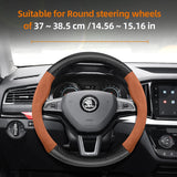 Suede Matte Carbon Fiber Wheel Cover for Skoda