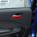 Door Handle Trim Carbon Fiber for Chrysler 300C Dodge Charger Car Interior Accessory HEBE