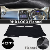 Dashboard Cover Sunshade Mat for Nissan Note E12 2014–2020