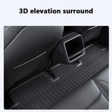 Floor Mat for Tesla Model 3 Highland 2024 TPE Waterproof Weather-resistant Foot Pad Mats