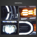 LED Projector Headlights for FJ Cruiser Car Interior Accessory vland