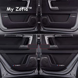 For Chery JAECOO J7 Car Styling Leather Door Anti Kick Pad Protection Car Interior Accessory NONE
