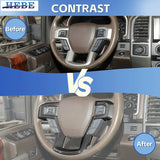 ABS Carbon Fiber Interior Trim for Ford F150 2015 Car Interior Accessory HEBE