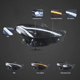 Full LED Projector Headlights Toyota GR86 BRZ 21-24 Car Interior Accessory Vland