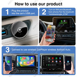 CarPlay Adapter Wireless Dongle for OEM Vehicles