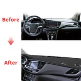 Dashboard Sunshade Protective Mat for Opel Mokka 2017-2019 Dashboard Mat CATUSIKI