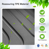 Tesla Model Y 5seats Launch 2025+ Juniper Car Floor Mats TPE Foot Mat With Door Sill Protective Cover Black Car Floor Mats sm