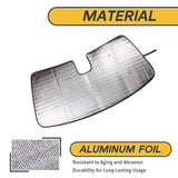 Aluminum Foil Window Visor Insulation for Silverado Sierra Car Interior Accessory HEBE