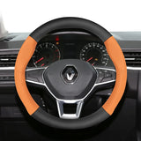 Breathable Leather Steering Cover for Renault Cars
