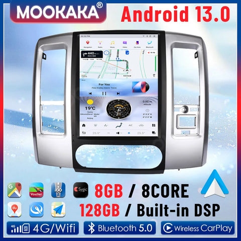 12.1" Android Head Unit GPS Navigation for Dodge Ram 1500 Android Head Unit Aotsr