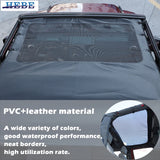 Leather Soft Top Sunshade Cover for Jeep Wrangler JK 2-Door Car Interior Accessory HEBE