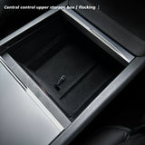 For Tesla New Model Y Launch 2025 Juniper  Center Console Eyeglasses Storage Case Armrest Storage Box Upper&Lower Accessories