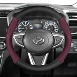 Breathable Carbon Fiber Steering Cover for Perodua