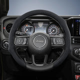 Jeep Premium Suede Steering Wheel Cover