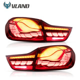 LED Taillight Assembly Sequential for BMW 4 Series 14-20