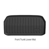 For Tesla Model YL Highland 3 Juniper Y Trunk Mat TPE Front Rear Trunk Cargo Liner Non Slip Waterproof Protector Foot Pad Car