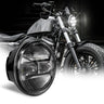 Motorcycle Round 5.75Inch LED Headlight For Harley Honda Shadow VT 600 700 750 1100 VTX 1300 White Drl Hi/Low 5-3/4 Headlamp