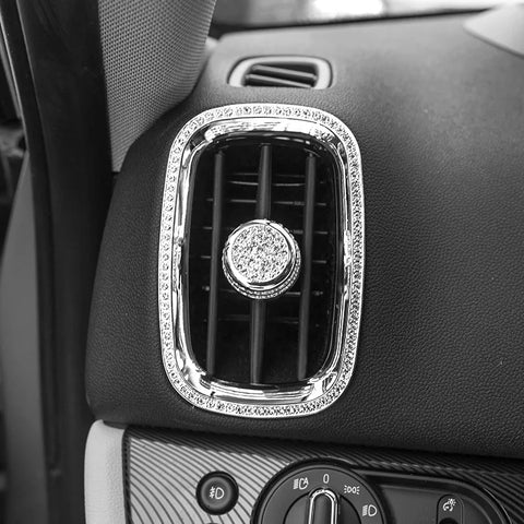 AC Vent Diamond Trim for Mini Cooper Countryman F60 Car Interior Accessory GMUNI