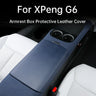 For XPeng G6 Central Control Armrest Box Protective Leather Cover Scratch-resistant Pad Auto Interior Anti-slip Accessories