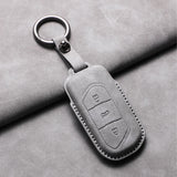 Car Remote Key Case Cover For Voyah Free Dream Phev i-Land 2024 Sheep Suede Key Case Shell Fob Protective Keychains Accessori