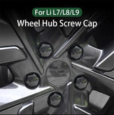 For Li LiXiang L7 L8 L9 2022 2023 ABS Wheel Hub Screw Cap Protection Cover Wheel Hub Protection Cover OEM