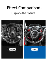Shift Paddle Extension Carbon Fiber for Mini Cooper Car Interior Accessory GMUNI