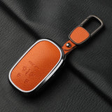 5-Button Leather Key Case for Honda Stepwgn 2024