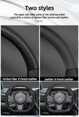 Breathable Leather Carbon Fiber Cover Subaru