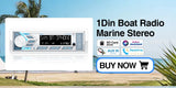 Waterproof MP5 Marine Stereo with Bluetooth for Boat Car Interior Accessory AKAMATE