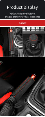 Suede Gear Shift Knob & Handbrake Covers for GR86