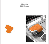 For Audi A6 A7 (2019-2025) Sport Gear Shift Knob Cover Boot Trim Sticker Made of Alcantara