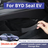 For BYD Seal EV 2022-2025 Center Console Lower Layer Storage Box Segmented Anti-scratch Tray Organizer Accessories