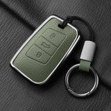Metal and Leather Car Key Case Cover for VW Volkswagen Passat B8 CC Arteon Magotan GTE Skoda Fabia Superb A7 Kodiaq