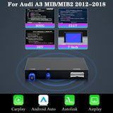 Wireless CarPlay Android Auto Module for Audi A3 2013–2018