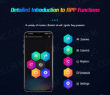 RGB APP Control Lighting for Tesla & Universal Car